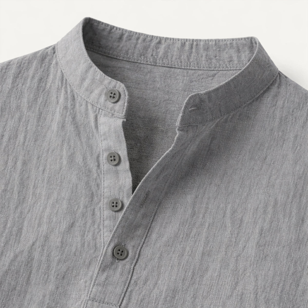 The Regent Men’s Summer Henley Shirt – view 3