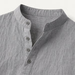 The Regent Men’s Summer Henley Shirt – view 3