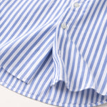 The Glenbrook Men’s Lightweight Slim Fit Striped Stand Collar Shirt – view 4