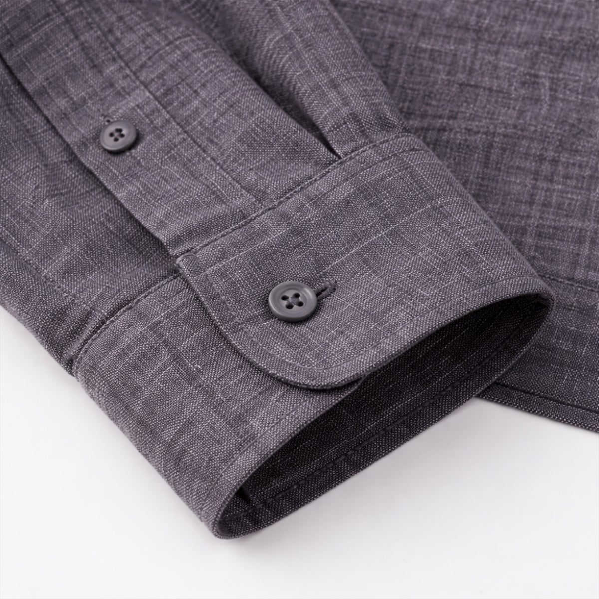 The Cedar Ridge Hill Men’s Trendy Loose Fit Button-Up Shirt – view 3