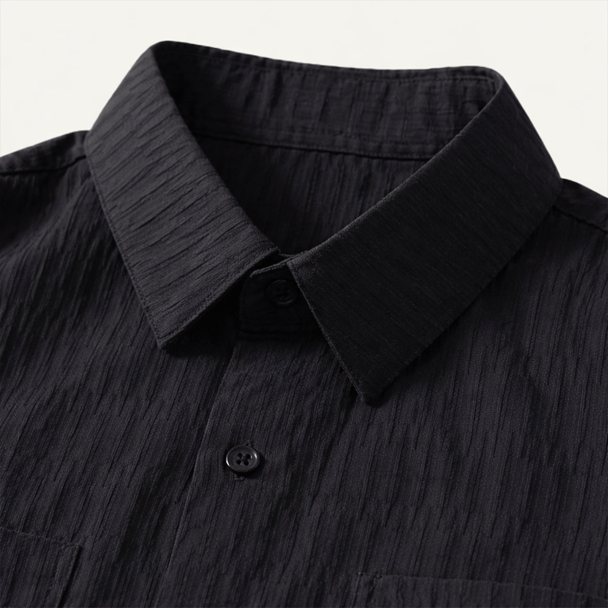 The Meadowwood Ridge Men’s Textured Stripe Button Down Retro Shirt – view 3