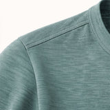 The Bathwick Men’s Breathable Henley Collar Summer T-Shirt – view 3