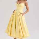 Solange | Elegant Midi Dress – view 2