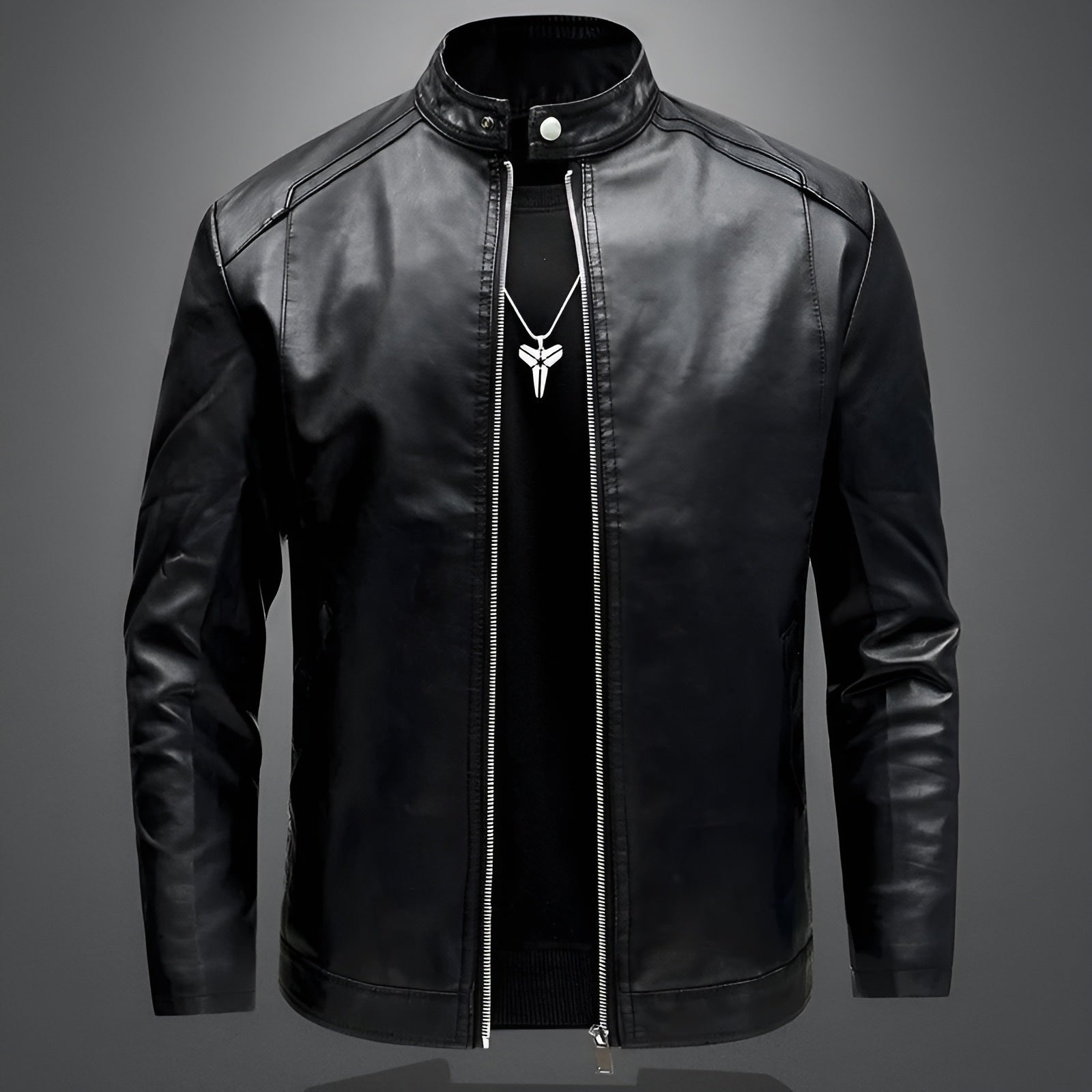 Alexandre™ | Stylish Men's Biker Jacket – view 4