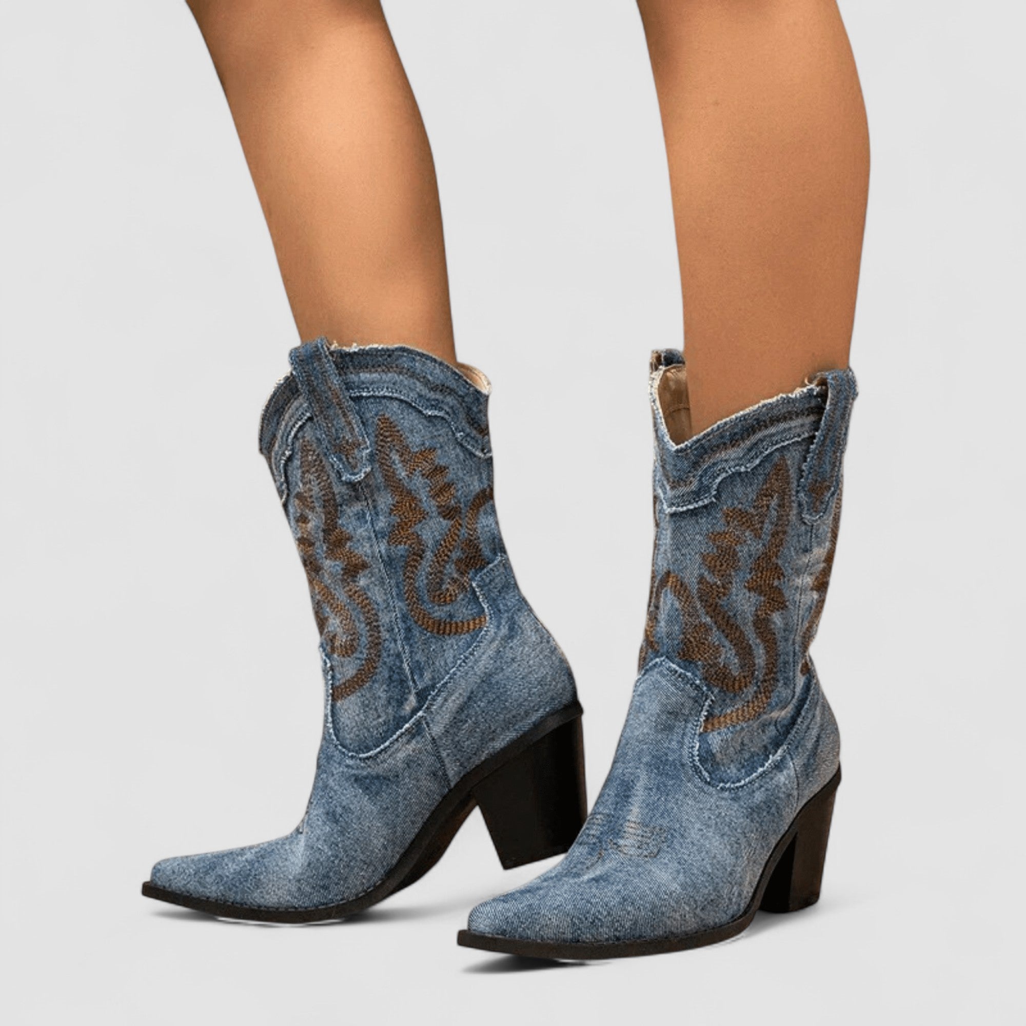Amélie | Orthopaedic Denim Ankle Boots – view 5