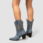 Amélie | Orthopaedic Denim Ankle Boots – view 7