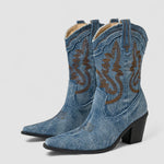 Amélie | Orthopaedic Denim Ankle Boots – view 8