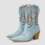 Amélie | Orthopaedic Denim Ankle Boots – view 4