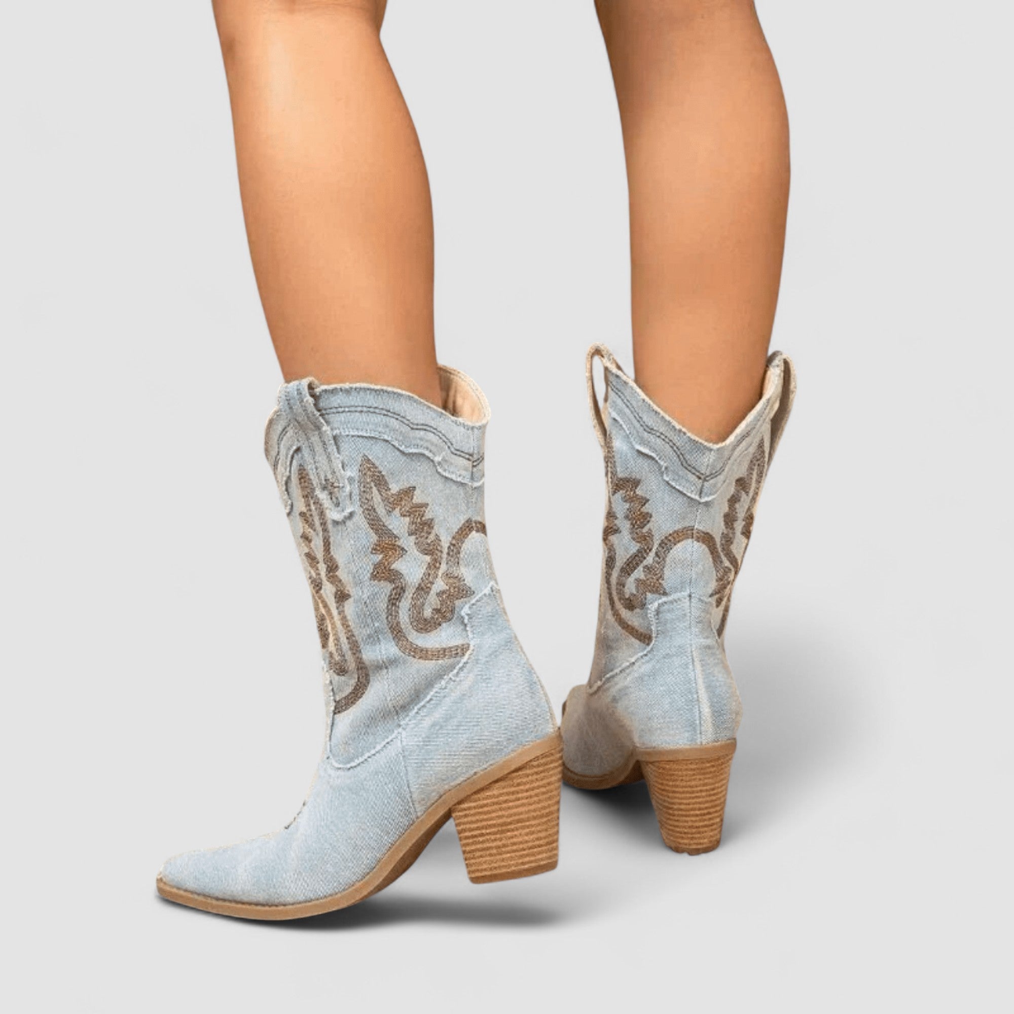 Amélie | Orthopaedic Denim Ankle Boots – view 3
