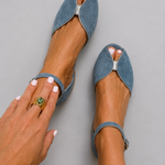 Olivia | Elegant Sage Green Sandals