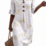 Philippine - Casual floral print women's dress.