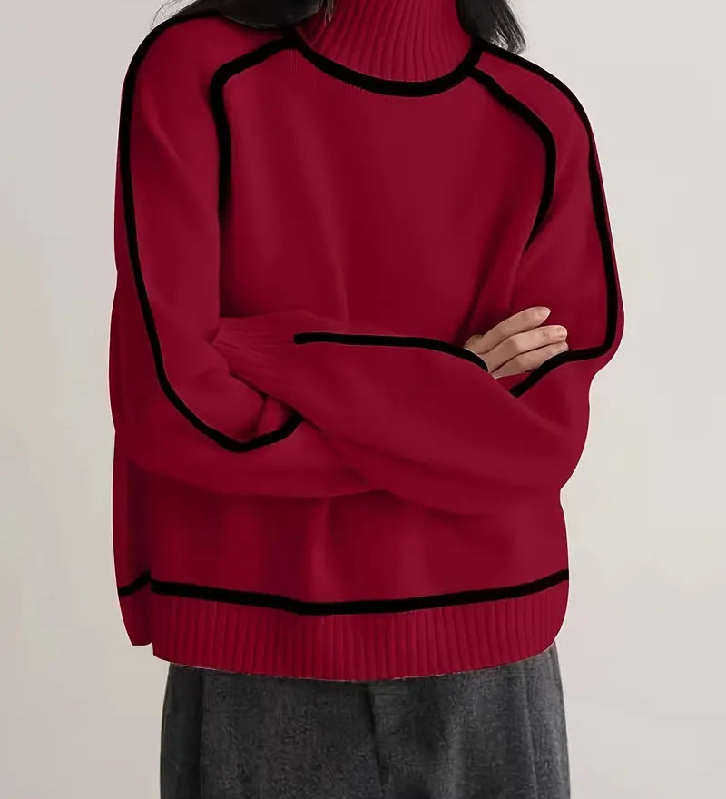 Sandrine | Chic Roll Neck Sweater – view 13