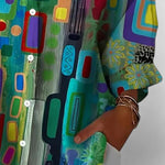 Léa | Chic Blouse Featuring a Geometric Design – view 5