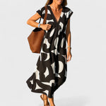 Valery | Floaty V-Neck Dress – view 2