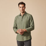 The Cedar Ridge Hill Men’s Trendy Loose Fit Button-Up Shirt – view 6