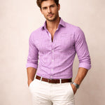 The Stratford Men’s Breathable Striped Wrinkle Resistant Shirt – view 6