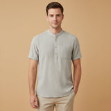 The Inverness Men’s Soft Henley Shirt – view 2
