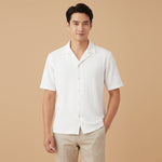 The Oxford Men’s Turn Down Collar Trendy Loose Fit Button-Up Shirt – view 2