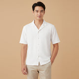 The Oxford Men’s Turn Down Collar Trendy Loose Fit Button-Up Shirt – view 2