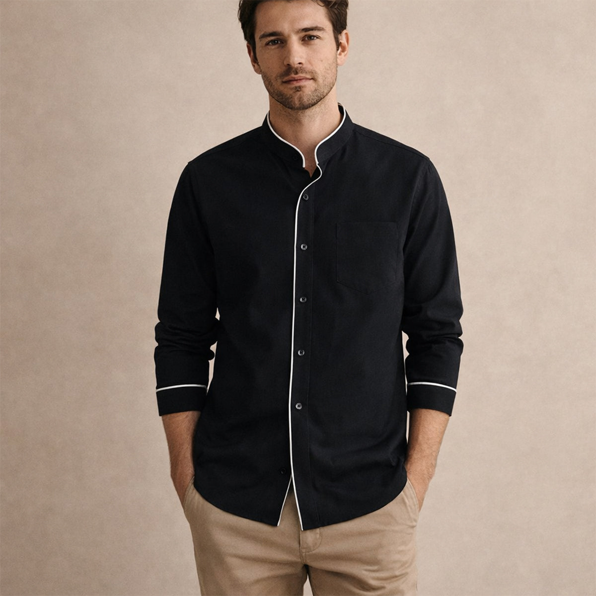 The Ashcroft Tailored Collar Shirt for Men – view 8