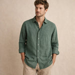 The Meadowfall Men’s Casual Loose Fit Button-Up Shirt – view 2