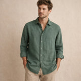 The Meadowfall Men’s Casual Loose Fit Button-Up Shirt – view 2