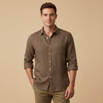 The Knightsbridge Men’s Lightweight Stand Collar Shirt – view 2