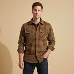 The Timbercrest Ridge Men’s Lightweight Checkered Shirt Jacket – view 9