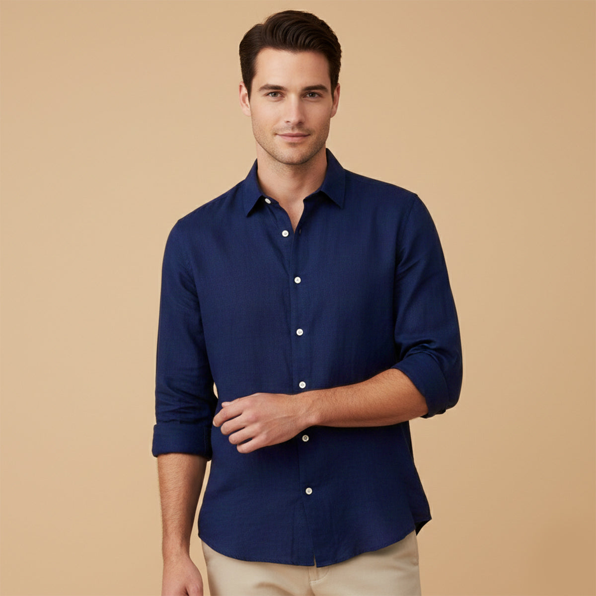 The Buckingham Men’s Casual Relaxed Fit Shirt – view 6