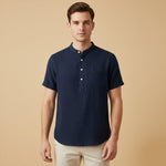 The Hyde Park Men’s Casual Summer Basic Shirt with Chest Pocket – view 10