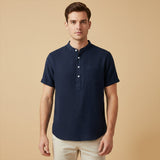 The Hyde Park Men’s Casual Summer Basic Shirt with Chest Pocket – view 10