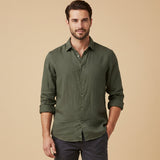 The Pinecrest Fall Men’s Casual Lightweight Blend Button Down Shirt – view 2