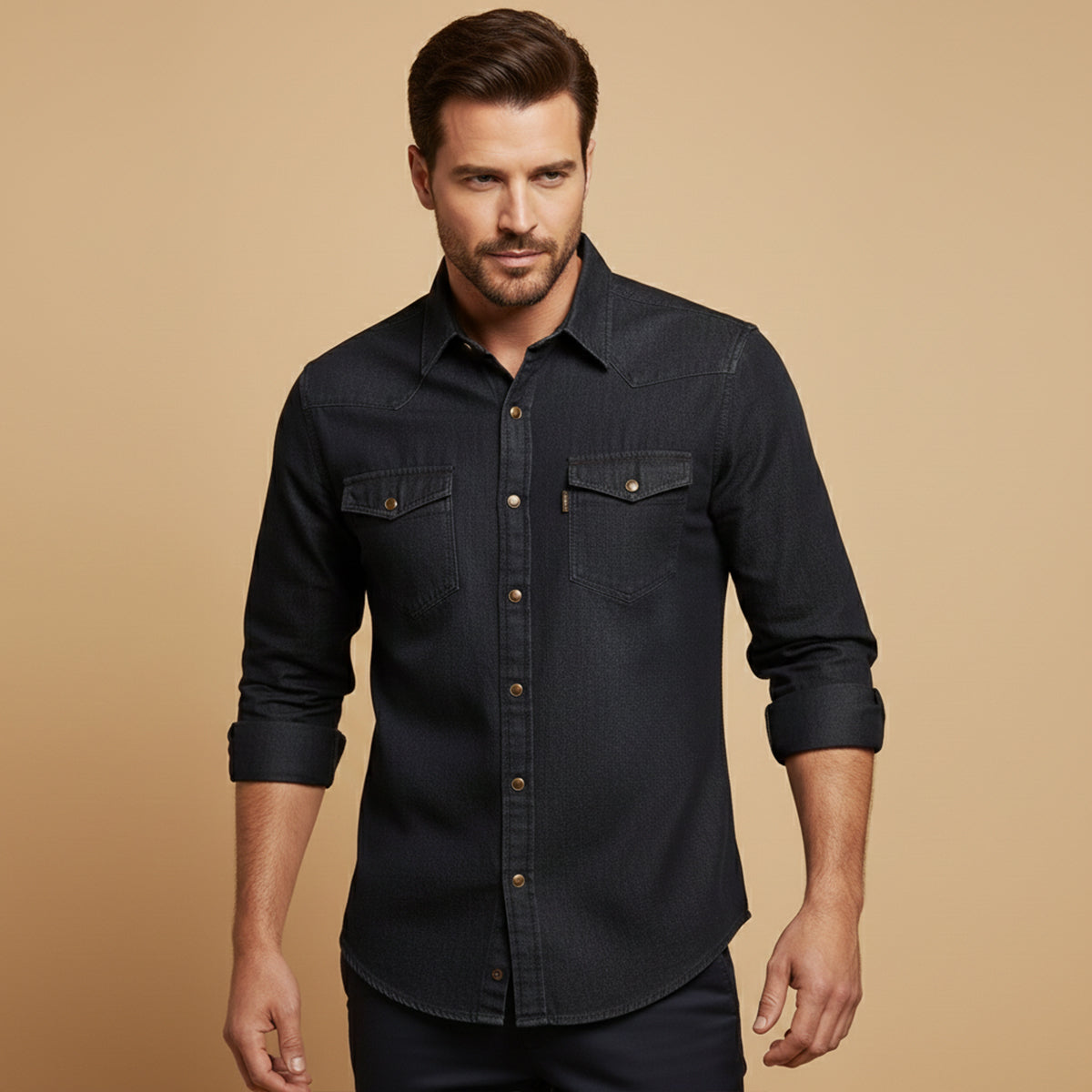 The Ashford Denim Shirt for Men – view 6