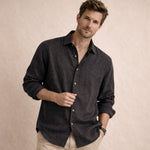The Meadowfall Men’s Casual Loose Fit Button-Up Shirt – view 10
