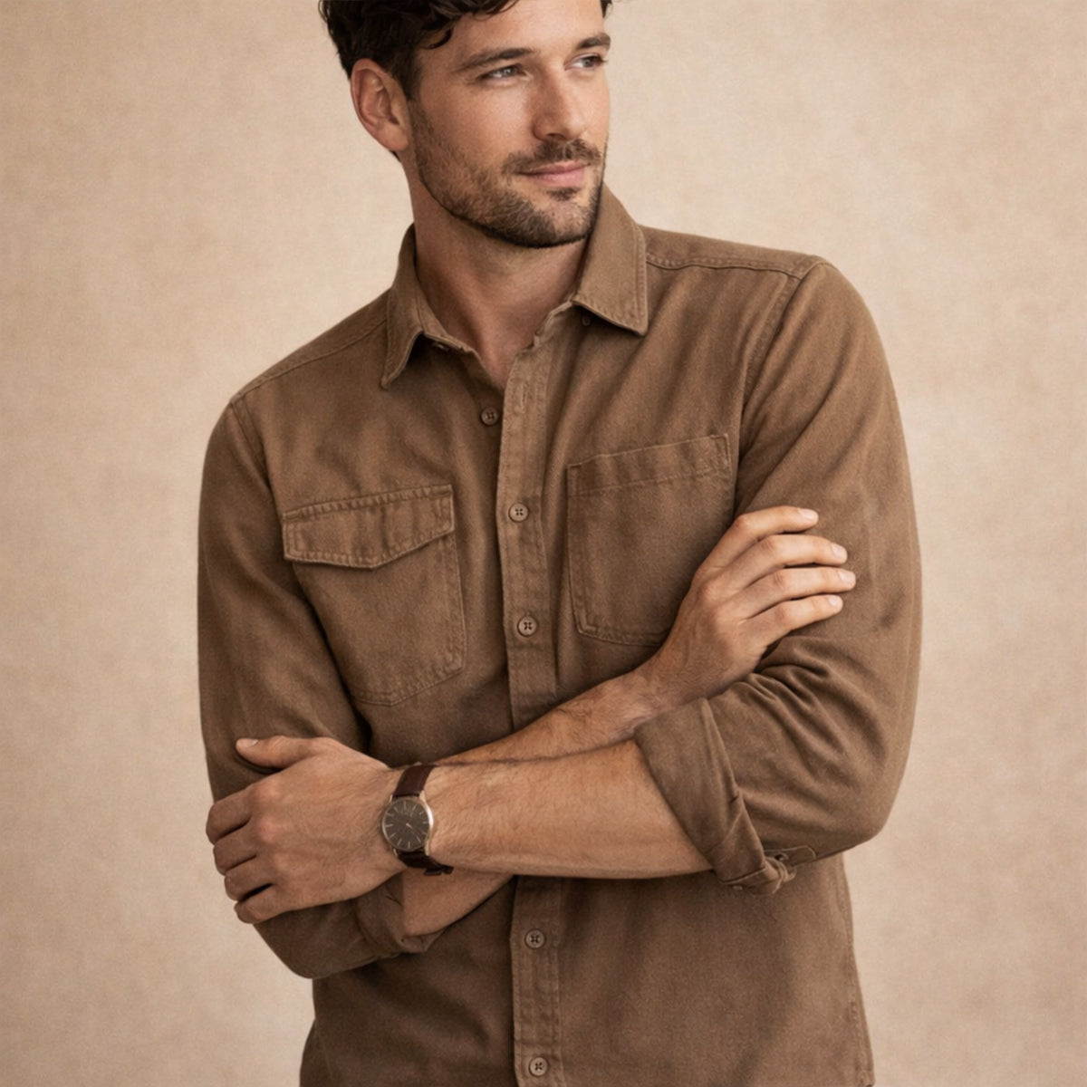 The Highwood Men’s Washed Shirt Jacket – view 7