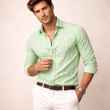 The Stratford Men’s Breathable Striped Wrinkle Resistant Shirt – view 8