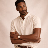The Meadowbrook Ridge Men's Lightweight Summer Trendy Button-Up Shirt – view 2