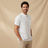 The Paddington Men’s Breathable Henley Shirt – view 8