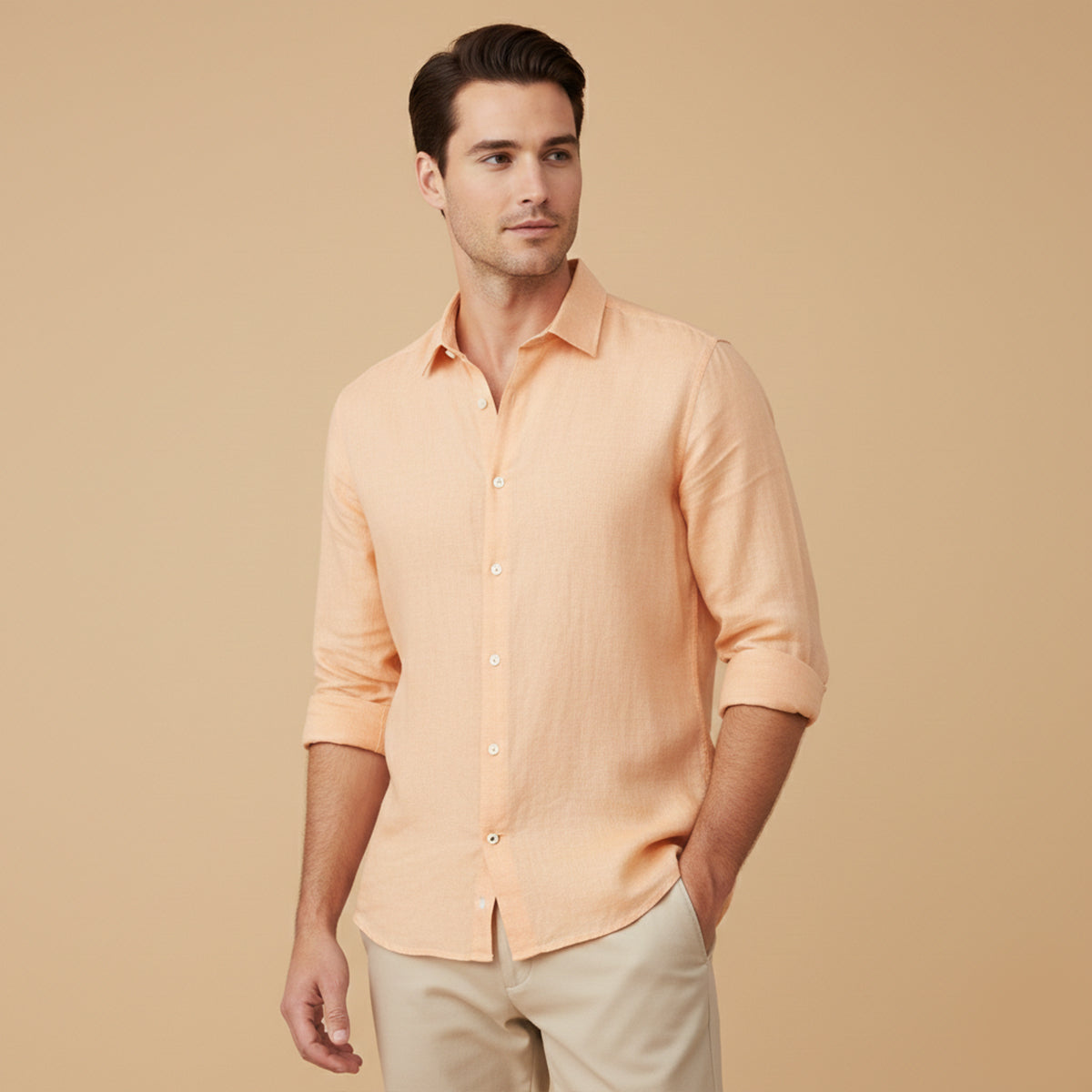The Buckingham Men’s Casual Relaxed Fit Shirt – view 8