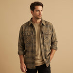 The Timbercrest Ridge Men’s Lightweight Checkered Shirt Jacket – view 2