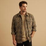 The Timbercrest Ridge Men’s Lightweight Checkered Shirt Jacket – view 2