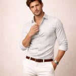 The Stratford Men’s Breathable Striped Wrinkle Resistant Shirt – view 10