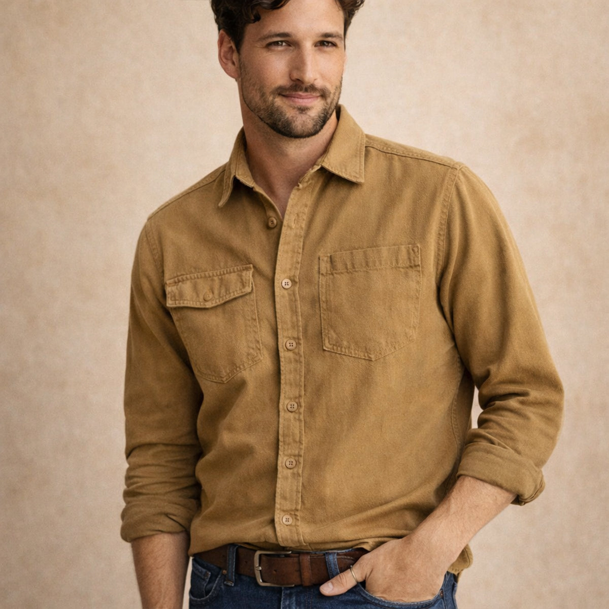 The Highwood Men’s Washed Shirt Jacket – view 2