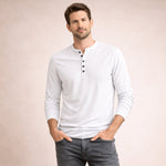 The Meadowcrest Hill Men’s Breathable Henley Shirt – view 10