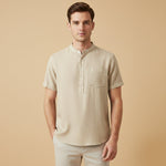 The Hyde Park Men’s Casual Summer Basic Shirt with Chest Pocket – view 8