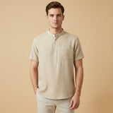The Hyde Park Men’s Casual Summer Basic Shirt with Chest Pocket – view 8