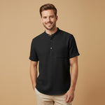 The Regent Men’s Summer Henley Shirt – view 6