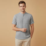 The Inverness Men’s Soft Henley Shirt – view 6