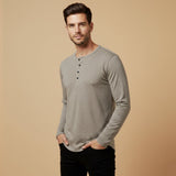 The Berkshire Men’s Casual Button Neck Henley T-Shirt – view 6