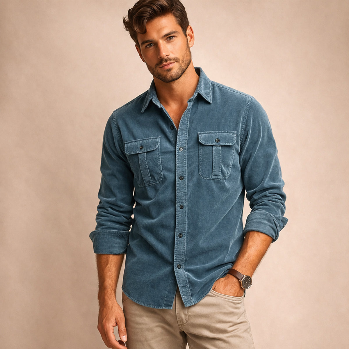 The Norwick Men’s Casual Button Down Shirt – view 6